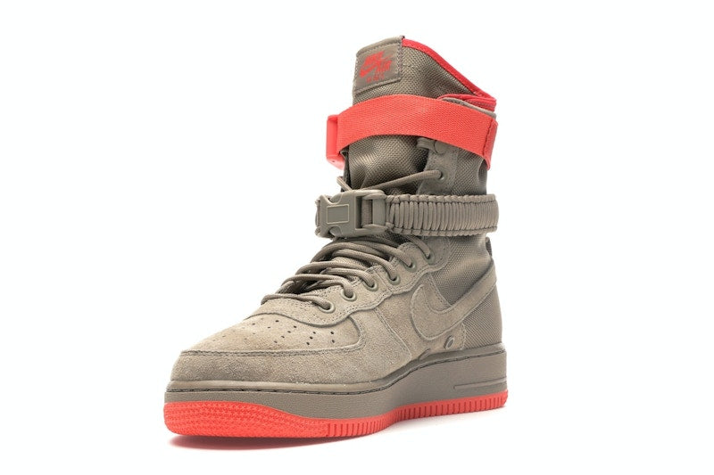 Nike Sf Af1 Khaki Khaki-Rush Coral