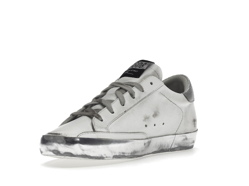 Golden Goose Super-Star White Silver Sparkle (Women's)