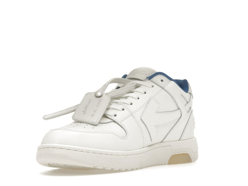 OFF-WHITE Out Of Office "OOO" Low Tops For Walking White White Dark Blue SS22