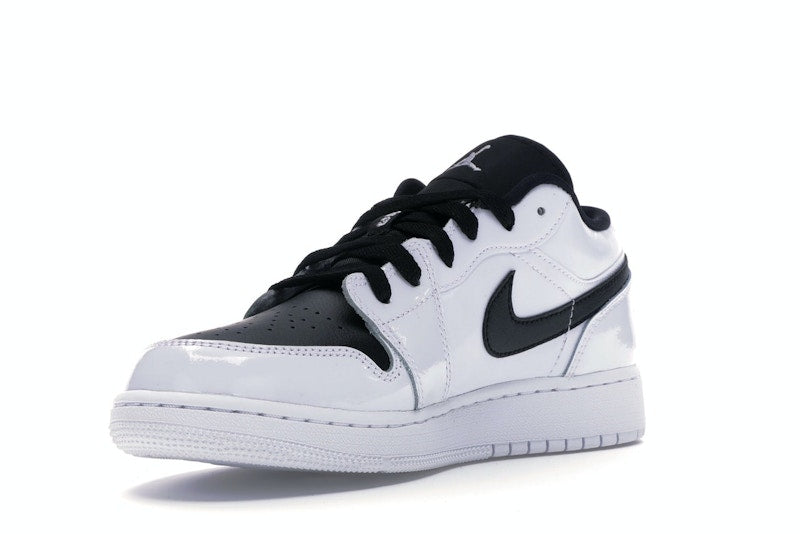 Jordan 1 Low White Black Patent (GS)