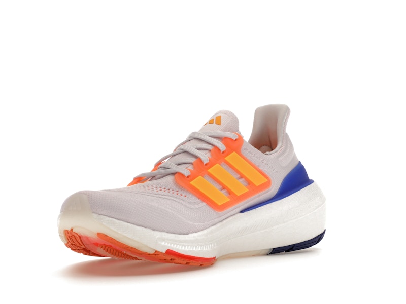 adidas Ultra Boost Light Cloud White Solar Gold Lucid Blue