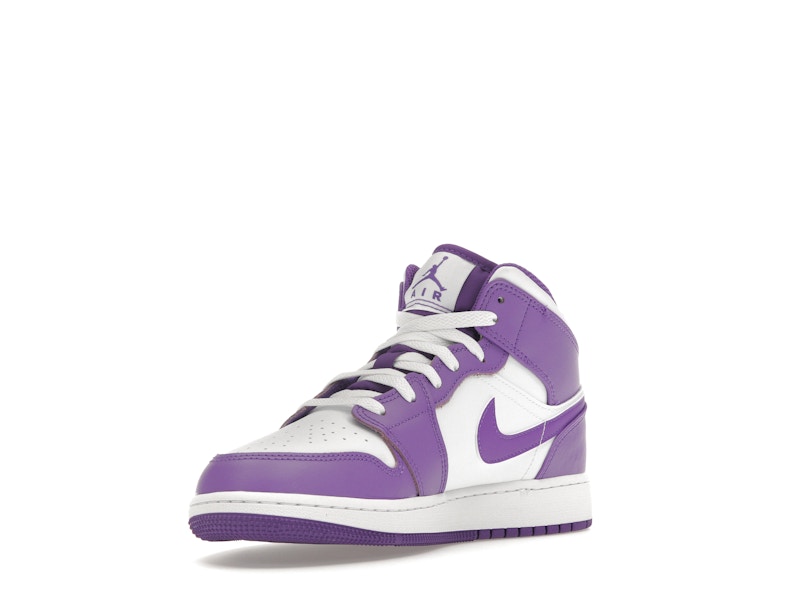Jordan 1 Mid Purple Venom (GS)
