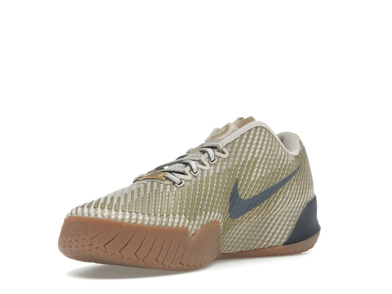 Nike Court Vapor 11 HC Premium Sanddrift Thunder Blue Gum Medium Brown Metallic Gold