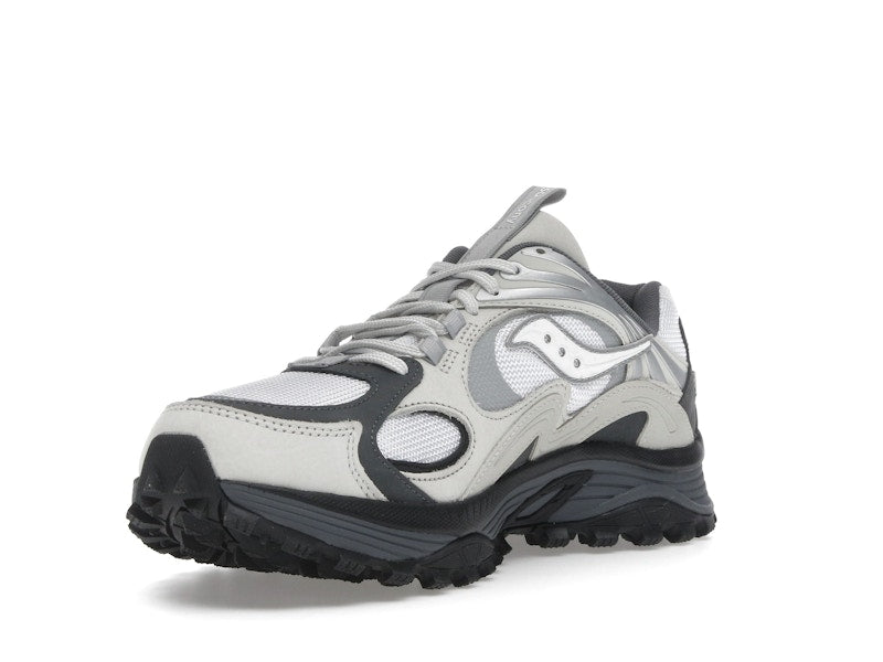 Saucony Grid Aura X Grey Pack White