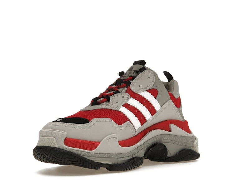 Balenciaga x adidas Triple S Red Grey Black