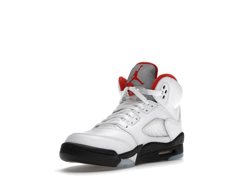Jordan 5 Retro Fire Red Silver Tongue (2020) (GS)