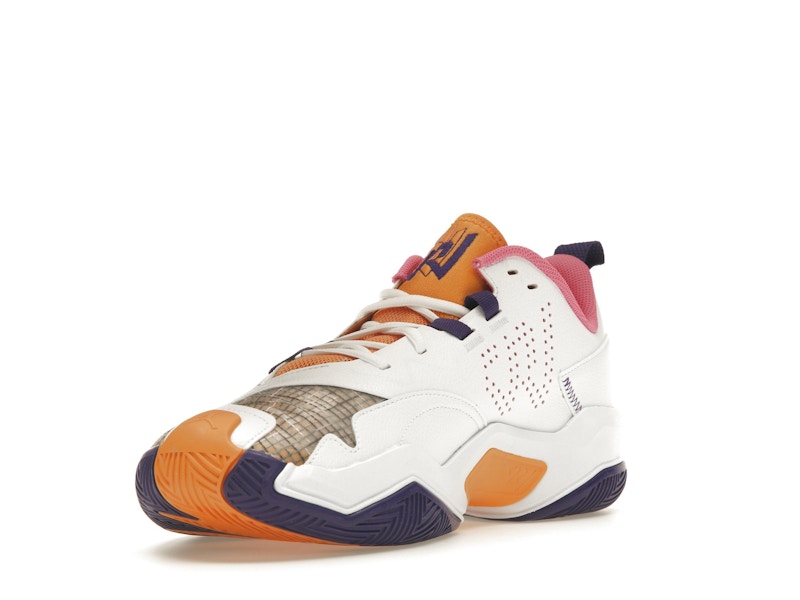 Jordan One Take 4 White Court Purple Canyon Gold