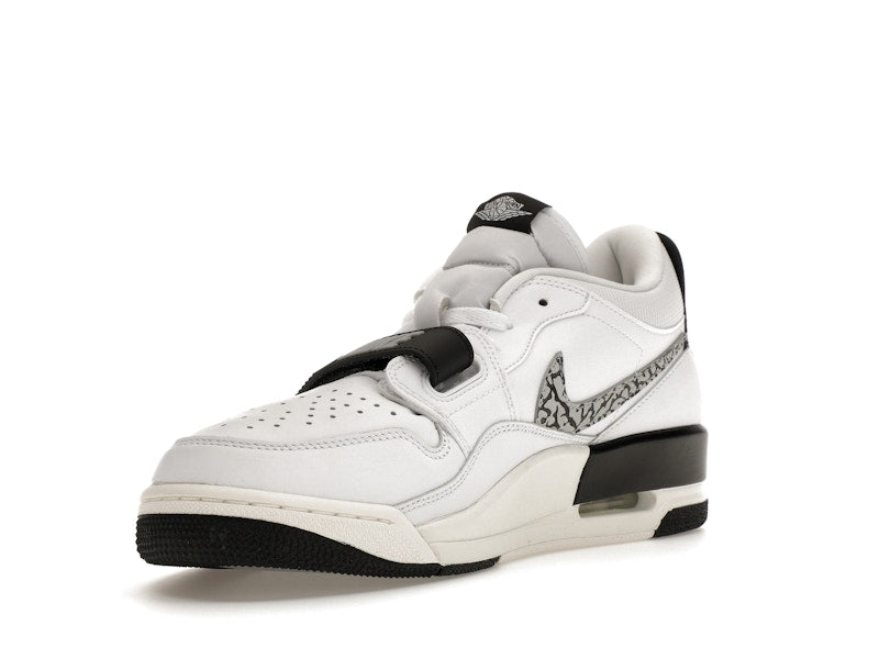 Jordan Legacy 312 Low White Black Elephant Swoosh