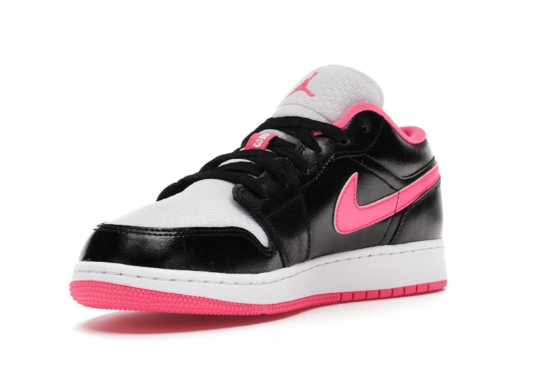 Jordan 1 Low Black White Hyper Pink (GS)