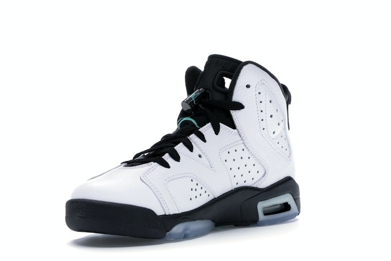 Jordan 6 Retro White Jade Black (GS)