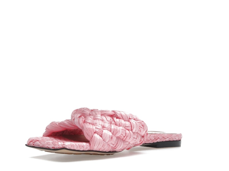 Bottega Veneta Raffia Stretch Flat Sandals Blossom (Women's)
