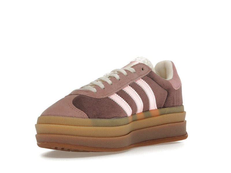 adidas Gazelle Bold Shadow Brown Warm Clay Glow Pink (Women's)