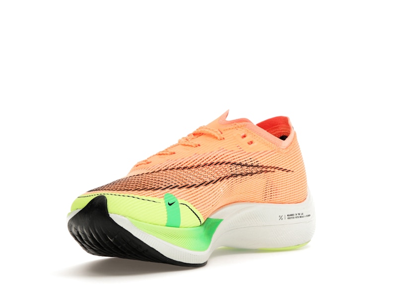 Nike ZoomX Vaporfly Next% 2 Peach Cream Green Shock (Women's)