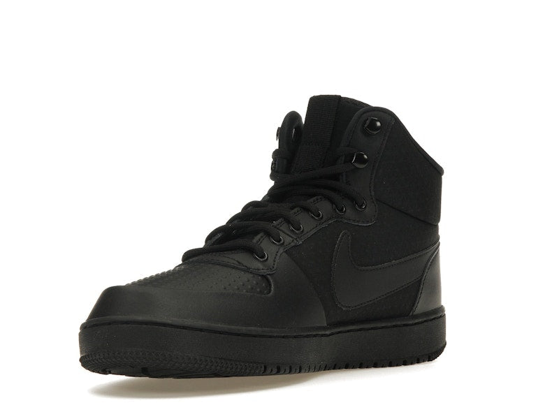 Nike Court Borough Mid Winter Triple Black
