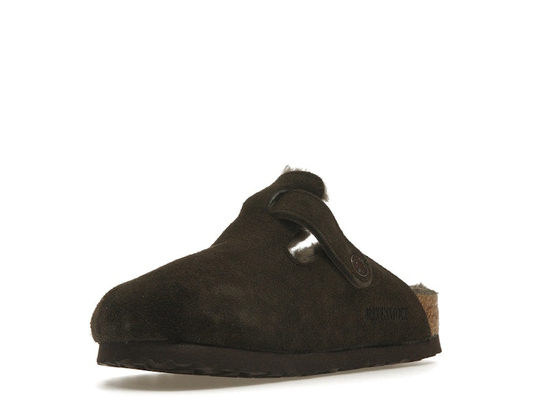 Birkenstock Boston Shearling Suede Mocha