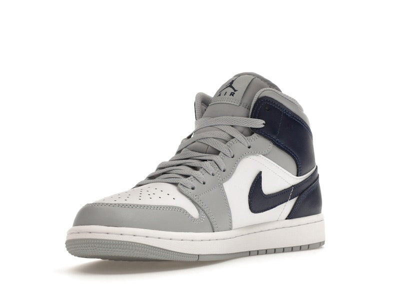 Jordan 1 Mid Wolf Grey Midnight Navy