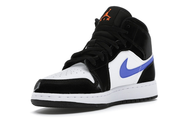 Jordan 1 Mid Black Racer Blue White (GS)