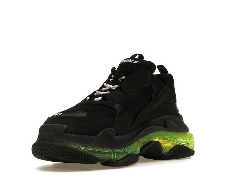 Balenciaga Triple S Black Yellow Fluo