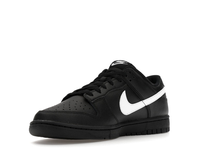 Nike Dunk Low Black White Swoosh