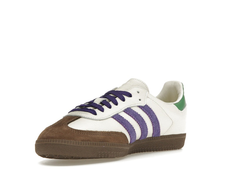 adidas Samba OG Off White Core Purple Green Brown (Women's)