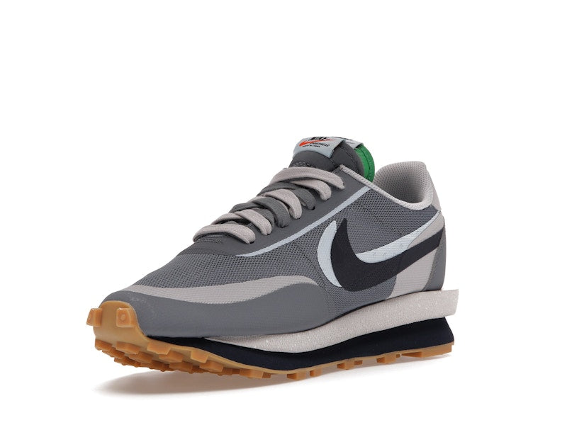 Nike LD Waffle sacai CLOT Kiss of Death 2 Cool Grey (NTWRK Special Packaging)