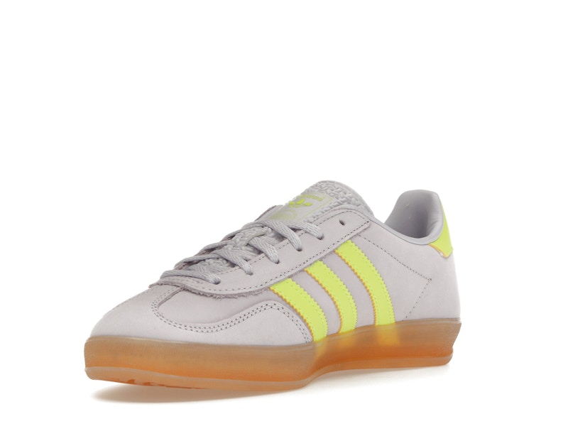 adidas Gazelle Indoor Silver Dawn Solar Yellow (Women's)