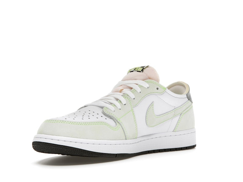 Jordan 1 Retro Low White Ghost Green Black