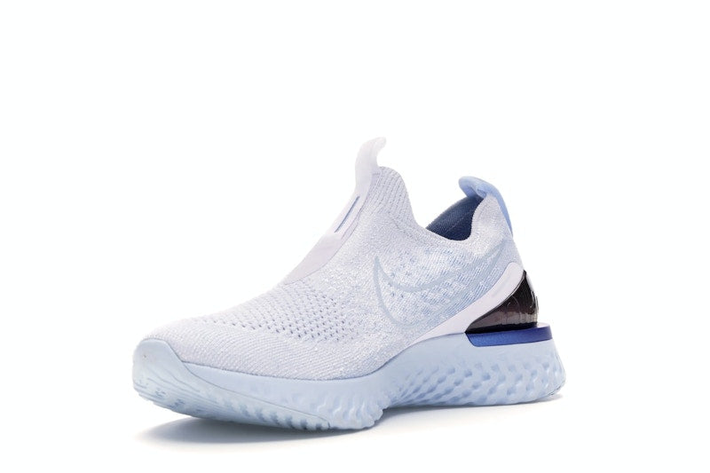 Nike Epic Phantom React Flyknit White Hydrogen Blue (Women's)