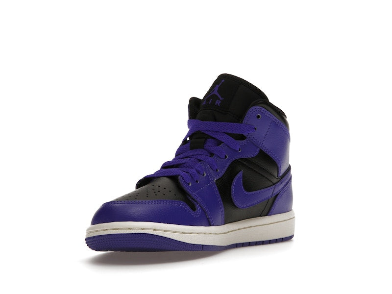 Jordan 1 Mid Purple Black (Women's)