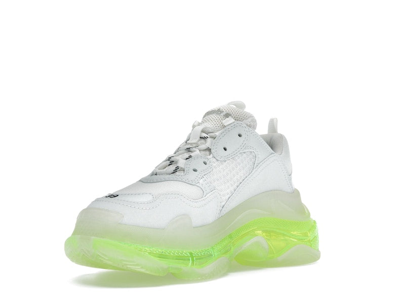 Balenciaga Triple S Clear Sole White Fluo Yellow (Women's)