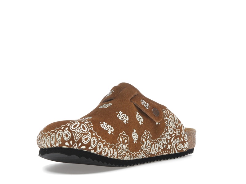 Bravest Studios Suede Paisley Clogs Hazel