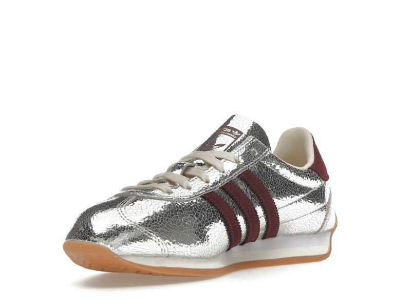 adidas Country OG Silver Metallic Maroon (Women's)