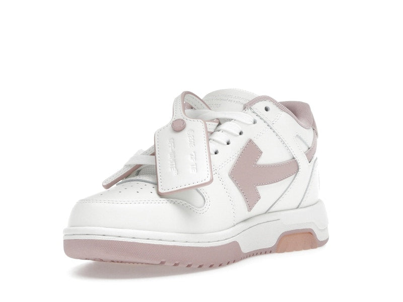 OFF-WHITE Out Of Office OOO Low Tops White Pink (Women's)