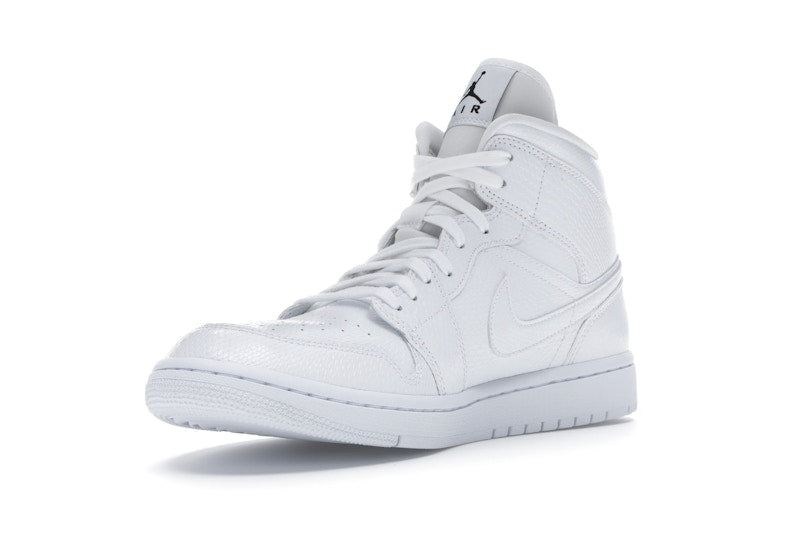 Jordan 1 Mid White Snakeskin (Women's)