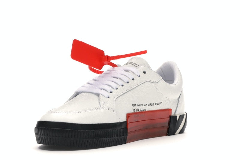OFF-WHITE Vulc Low White Leather FW19