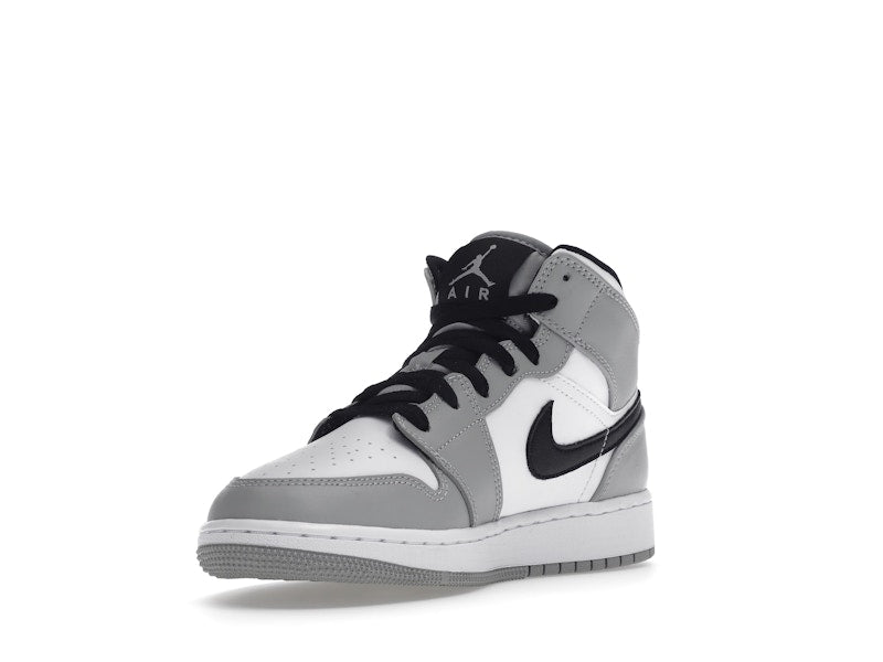 Jordan 1 Mid Light Smoke Grey (GS)
