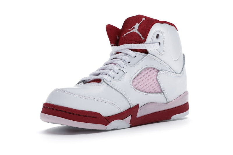 Jordan 5 Retro White Pink Red (PS)