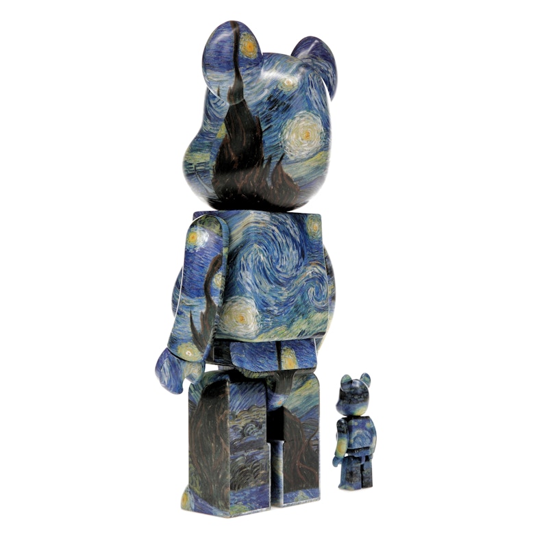Bearbrick Vincent van Gogh The Starry Night 100% & 400% Set