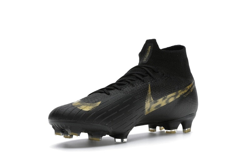Nike Mercurial Superfly 6 Elite FG Black Metallic Gold