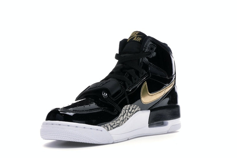 Jordan Legacy 312 Black Gold Patent