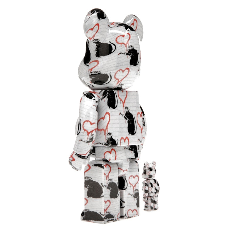 Bearbrick Love Rat 100% & 400% Set