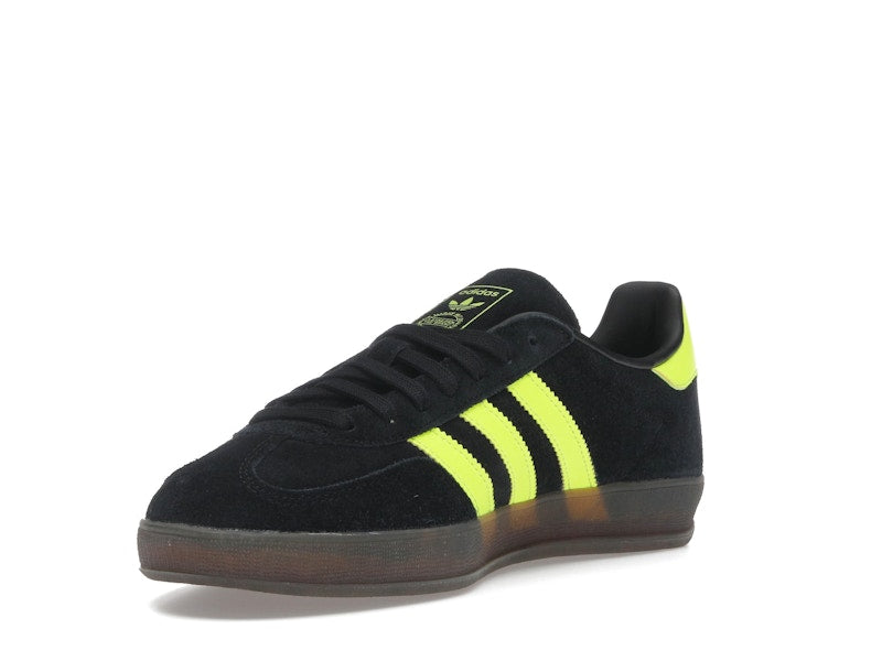 adidas Gazelle Indoor Core Black Solar Yellow Cloud White