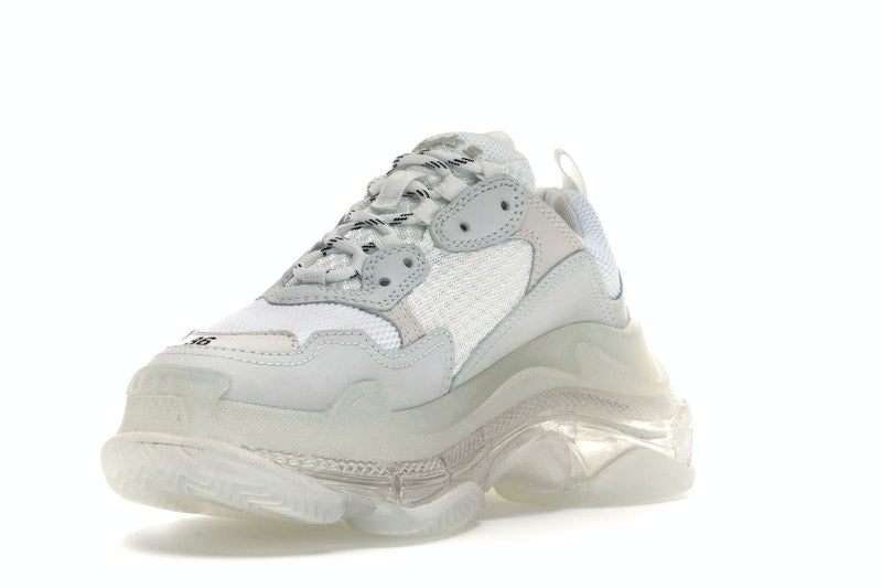 Balenciaga Triple S White Clear Sole (Women's)