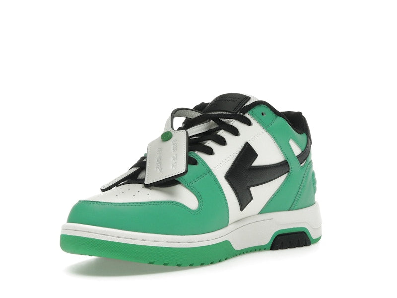 OFF-WHITE Out Of Office "OOO" Low Tops Green Black