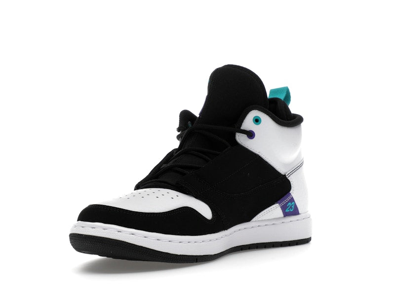Jordan Fadeaway Black White Grape