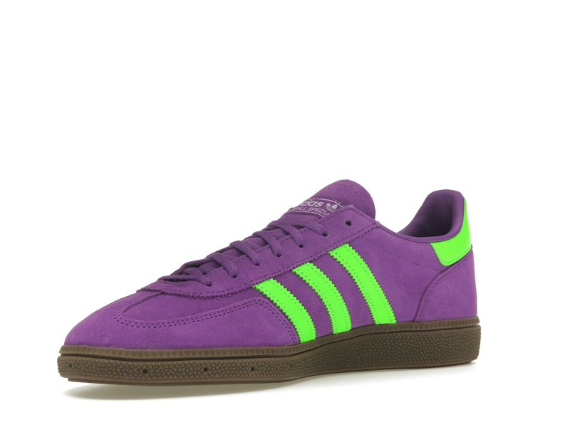 adidas Handball Spezial Elastic Active Purple Solar Green (Women's)