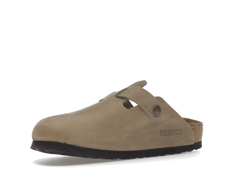 Birkenstock Boston Soft Footbed Oiled Leather Tobacco Brown