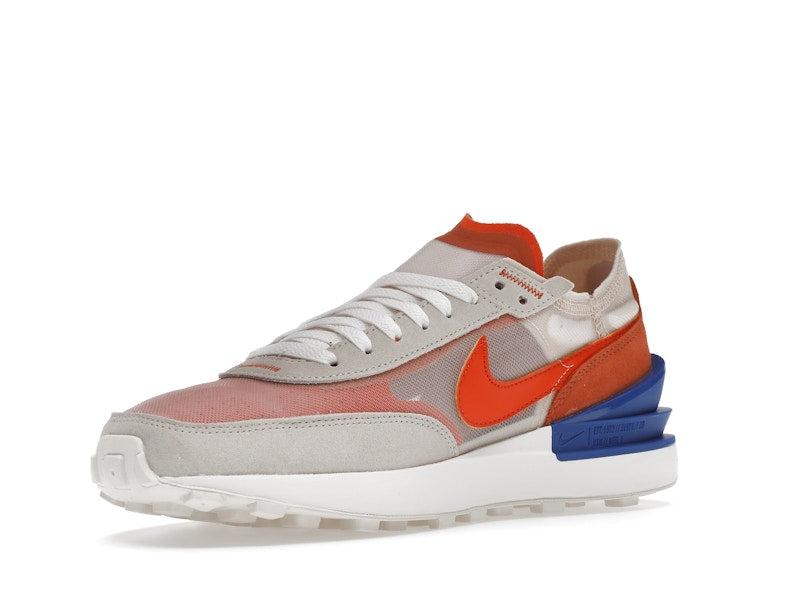 Nike Waffle One Pearl White Game Royal Rush Orange (Women's)