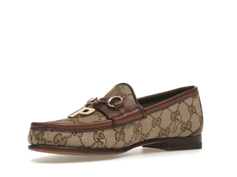 Palace x Gucci GG-P Canvas Horsebit P Charm Beige