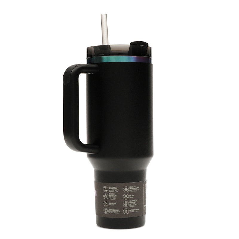 Stanley The Black Chroma Collection Flowstate Quencher 40oz Tumbler Black Chroma